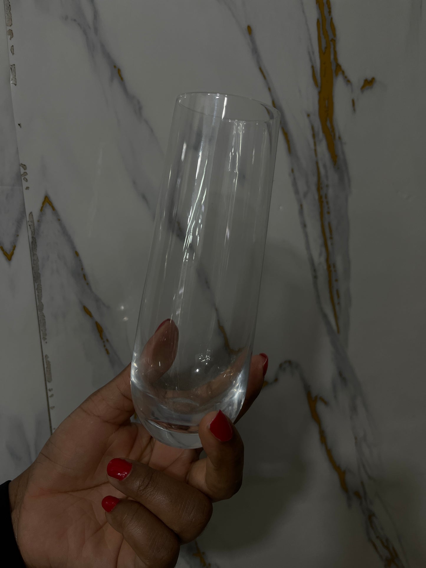 Linear Highball Glasses – Elegant Slimline Glassware (Set of 6)