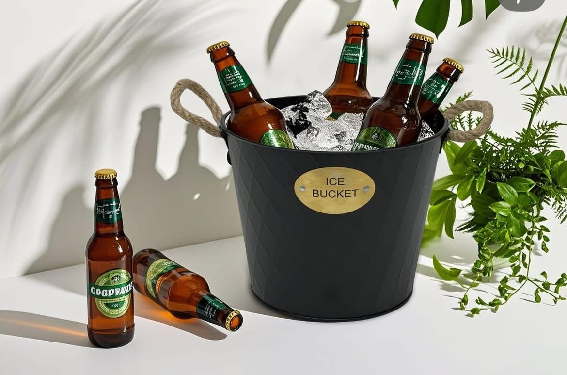 The Heritage Matte Black Drinks Tub