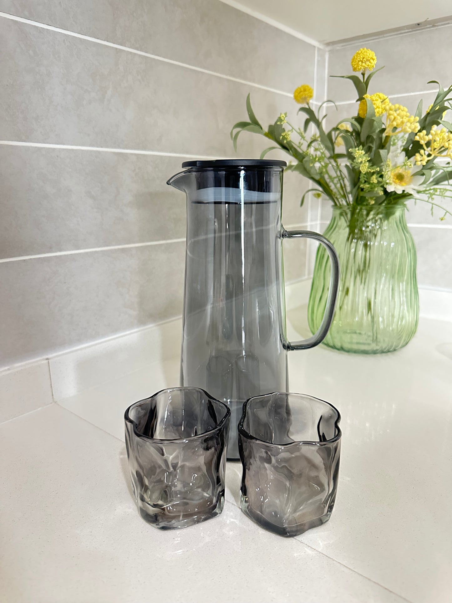 Slate Smoke 5-Piece Glassware Set