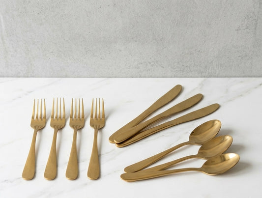 Gold Cutlery(12)