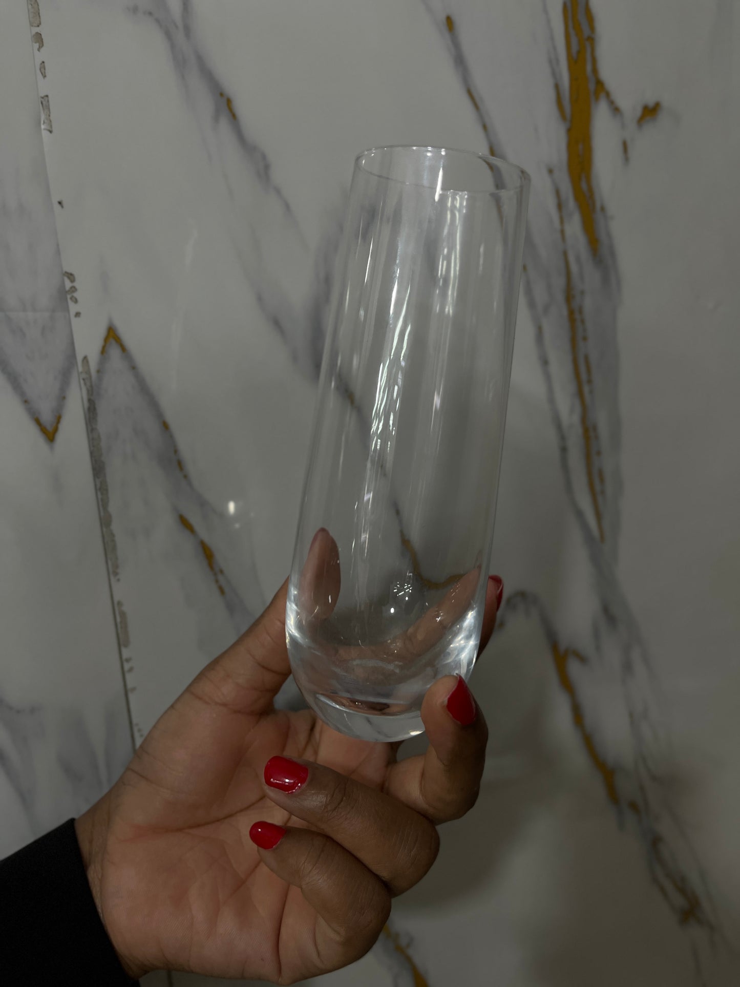 Linear Highball Glasses – Elegant Slimline Glassware (Set of 6)